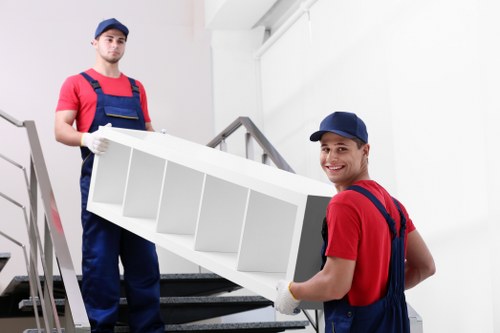 Professional movers handling apartment relocation in Tooting