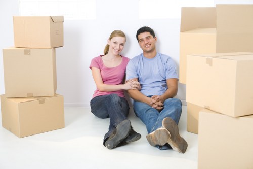 Professional movers handling belongings with care in Tooting