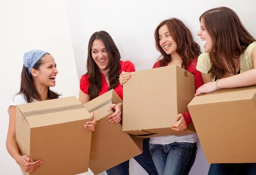 Professional furniture removals in Tooting with moving team and transport van