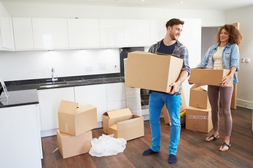 Careful handling of sofas and wardrobes during Tooting removals