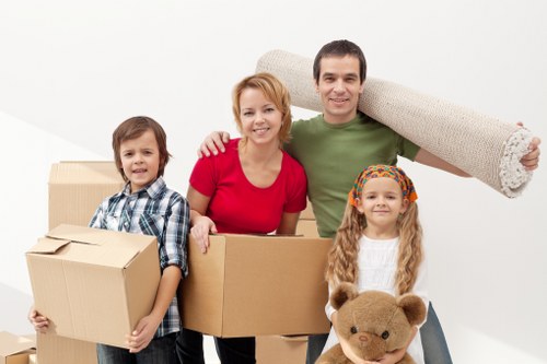 Storage and packing setup for removal services in Tooting