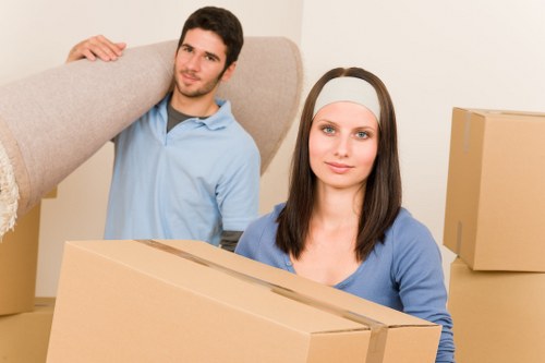 Moving day in Tooting with organised loading and property access